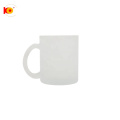 Logotipo personalizado de alta calidad 11OZ Sublimación Taza de café Glass Taza